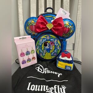 Loungefly Disney Princess Stained Glass Collection: Snow White Bundle